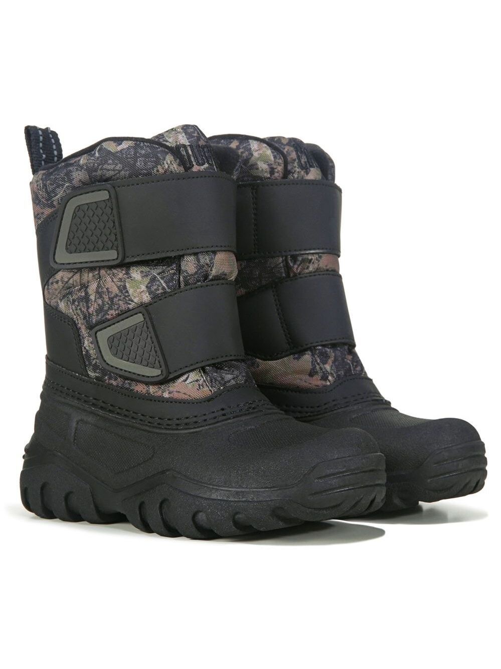 Cougar Black and Brown Kids Rain & Snow Boots